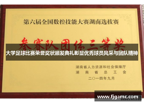 大学足球比赛荣誉奖状颁发典礼彰显优秀球员风采与团队精神